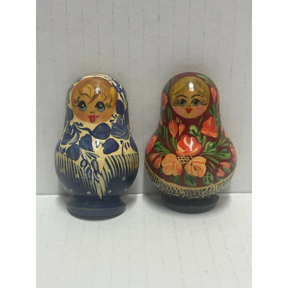 Russian Nesting Doll Look Refrigerator Magnet 2.5